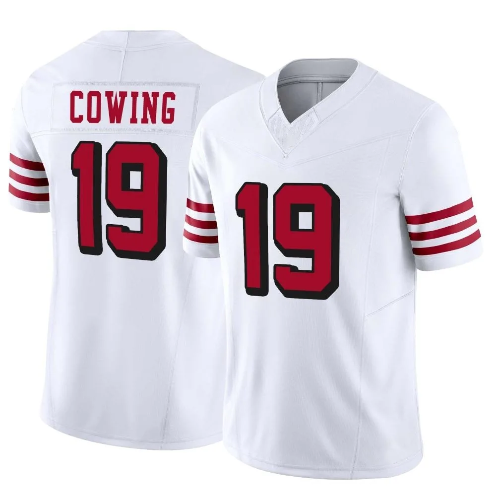 Youth San Francisco 49ers Jacob Cowing Nike Alternate Vapor F.U.S.E. Limited White Jersey Youth San Francisco 49ers Jacob Cowing Nike Alternate Vapor F.U.S.E. Limited White Jersey