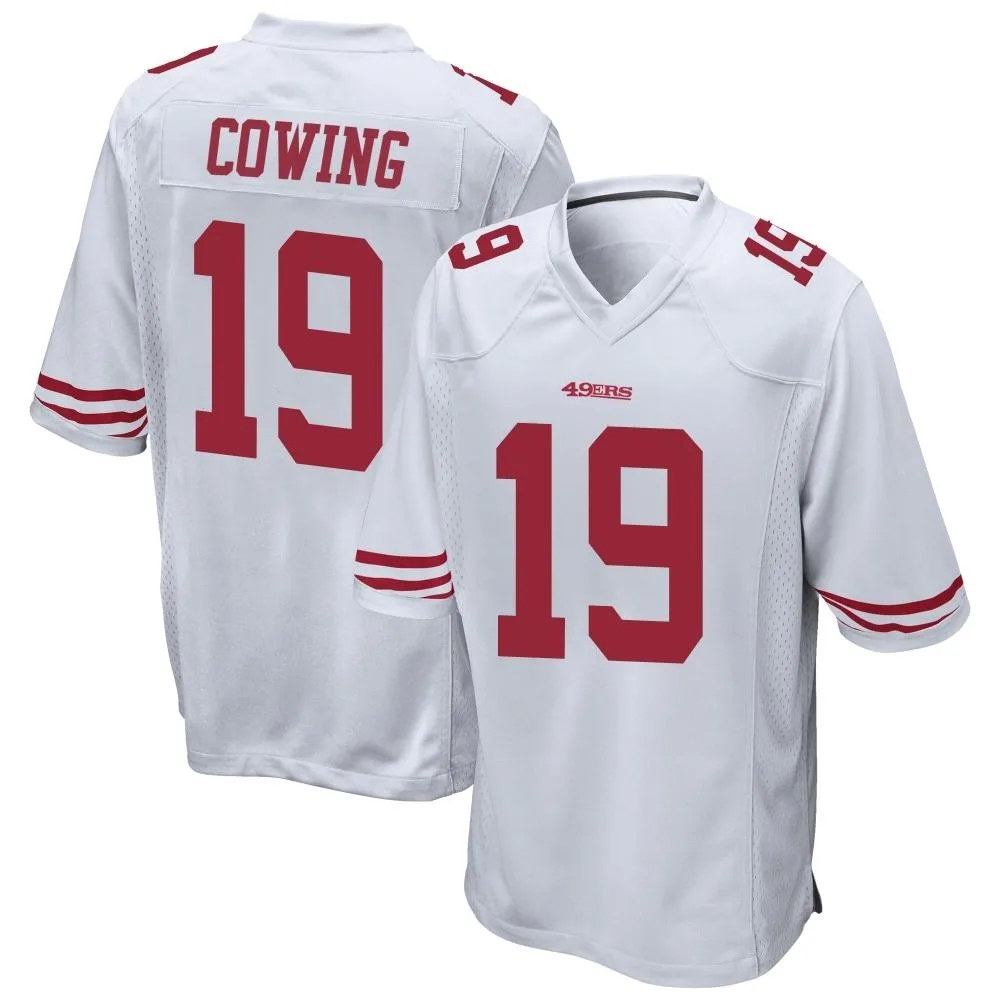 Youth San Francisco 49ers Jacob Cowing Nike Game White Jersey Youth San Francisco 49ers Jacob Cowing Nike Game White Jersey