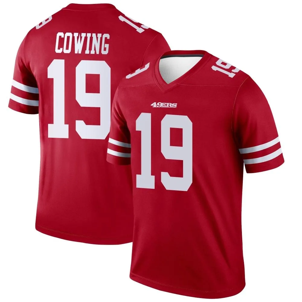 Youth San Francisco 49ers Jacob Cowing Nike Legend Scarlet Jersey Youth San Francisco 49ers Jacob Cowing Nike Legend Scarlet Jersey
