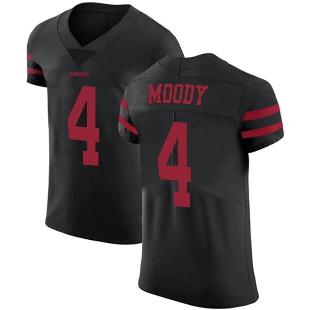 Men's San Francisco 49ers Jake Moody Nike Alternate Vapor Untouchable Elite Black Jersey Men's San Francisco 49ers Jake Moody Nike Alternate Vapor Untouchable Elite Black Jersey