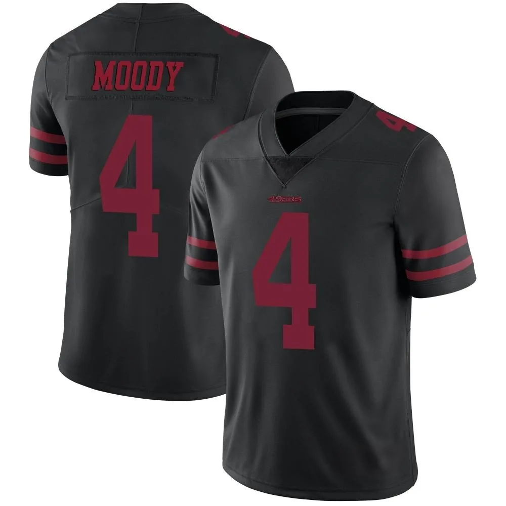 Men's San Francisco 49ers Jake Moody Nike Alternate Vapor Untouchable Limited Black Jersey Men's San Francisco 49ers Jake Moody Nike Alternate Vapor Untouchable Limited Black Jersey