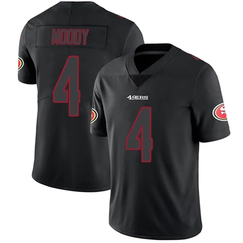 Men's San Francisco 49ers Jake Moody Nike Limited Black Impact Jersey Men's San Francisco 49ers Jake Moody Nike Limited Black Impact Jersey