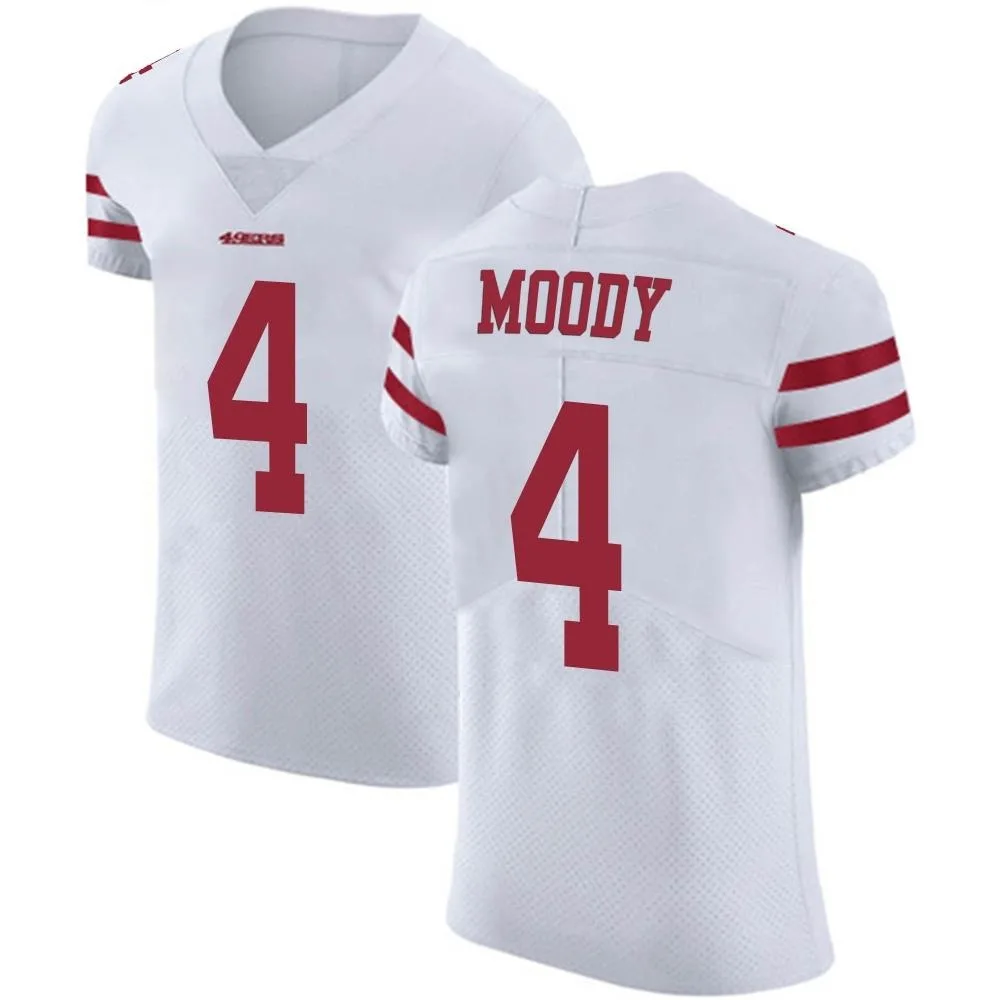 Men's San Francisco 49ers Jake Moody Nike Vapor Untouchable Elite White Jersey Men's San Francisco 49ers Jake Moody Nike Vapor Untouchable Elite White Jersey
