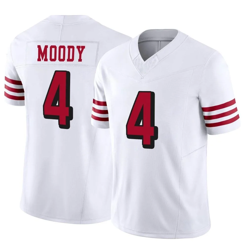 Youth San Francisco 49ers Jake Moody Nike Alternate Vapor F.U.S.E. Limited White Jersey Youth San Francisco 49ers Jake Moody Nike Alternate Vapor F.U.S.E. Limited White Jersey
