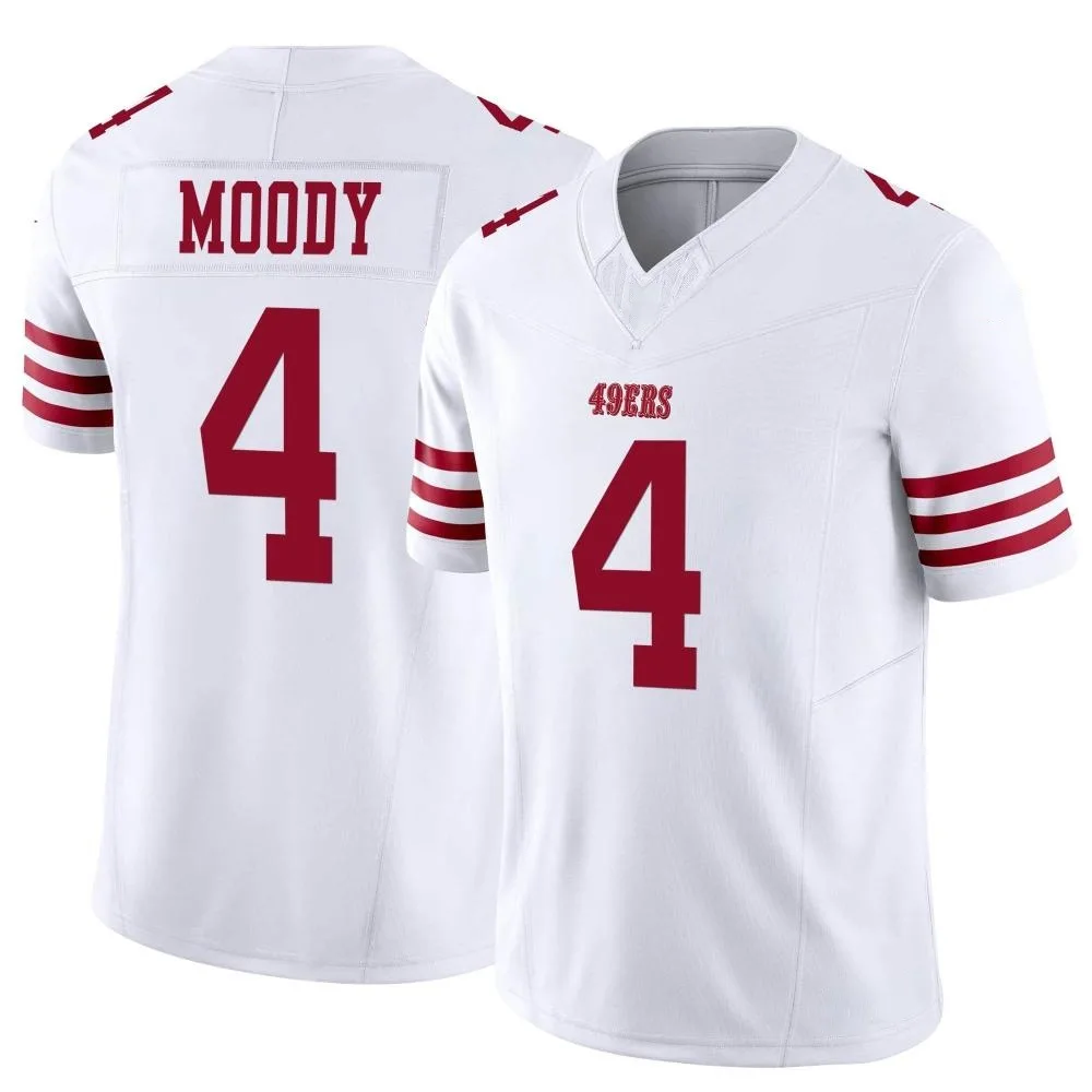 Youth San Francisco 49ers Jake Moody Nike Vapor F.U.S.E. Limited White Jersey Youth San Francisco 49ers Jake Moody Nike Vapor F.U.S.E. Limited White Jersey