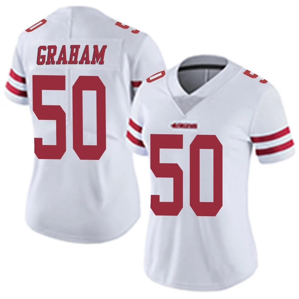 Women's San Francisco 49ers Jalen Graham Nike Vapor Untouchable Limited White Jersey Women's San Francisco 49ers Jalen Graham Nike Vapor Untouchable Limited White Jersey