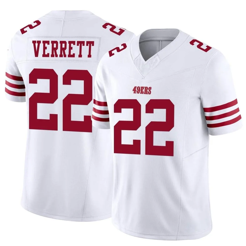 Youth San Francisco 49ers Jason Verrett Nike Vapor F.U.S.E. Limited White Jersey Youth San Francisco 49ers Jason Verrett Nike Vapor F.U.S.E. Limited White Jersey