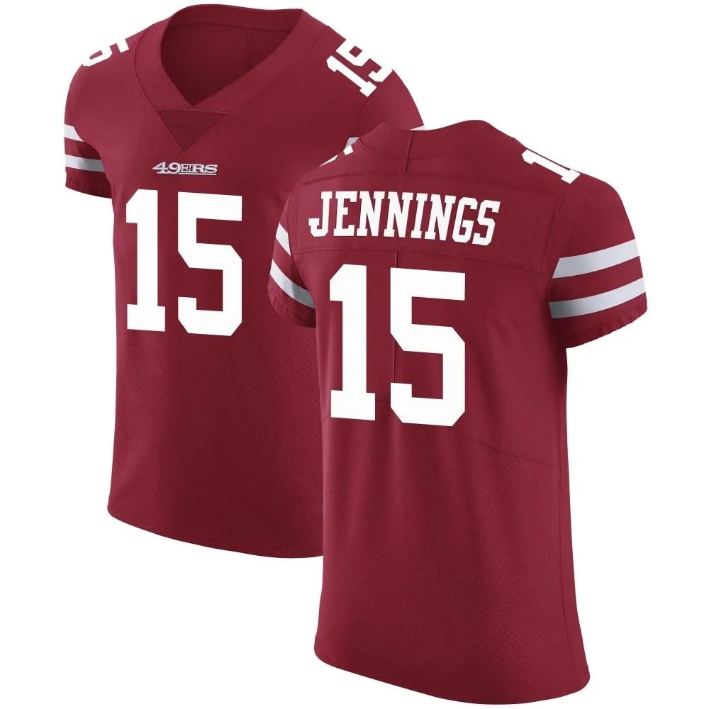 Men's San Francisco 49ers Jauan Jennings Nike Team Color Vapor Untouchable Elite Red Jersey Men's San Francisco 49ers Jauan Jennings Nike Team Color Vapor Untouchable Elite Red Jersey