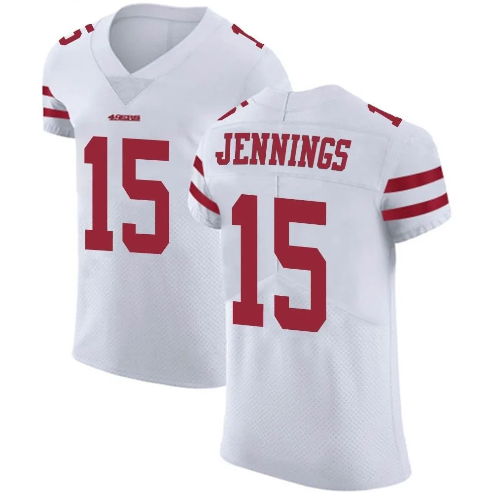 Men's San Francisco 49ers Jauan Jennings Nike Vapor Untouchable Elite White Jersey Men's San Francisco 49ers Jauan Jennings Nike Vapor Untouchable Elite White Jersey