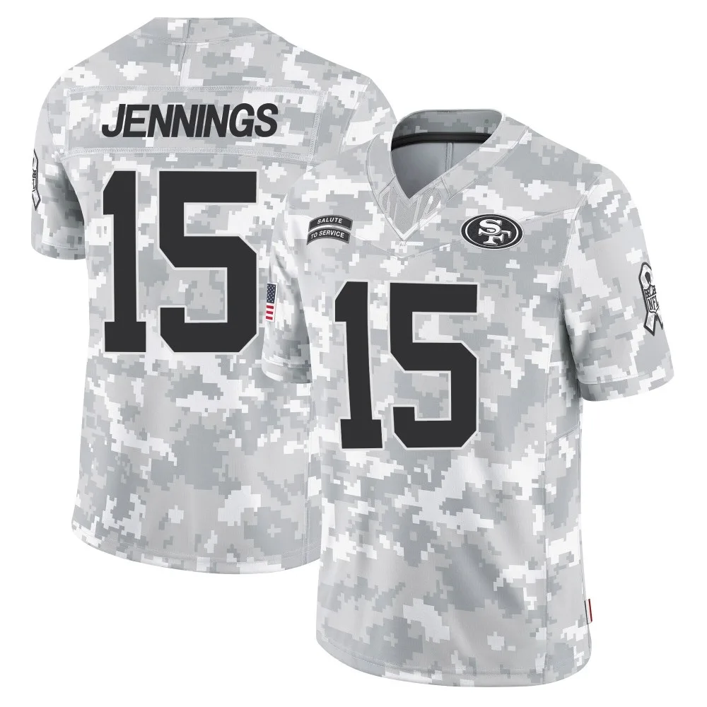 Youth San Francisco 49ers Jauan Jennings Nike 2024 Salute To Service Limited Arctic Camo Jersey Youth San Francisco 49ers Jauan Jennings Nike 2024 Salute To Service Limited Arctic Camo Jersey
