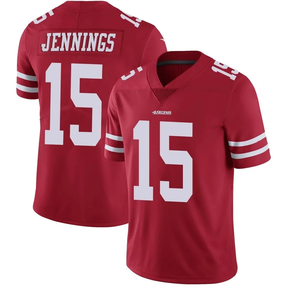 Youth San Francisco 49ers Jauan Jennings Nike Team Color Vapor Untouchable Limited Red Jersey Youth San Francisco 49ers Jauan Jennings Nike Team Color Vapor Untouchable Limited Red Jersey