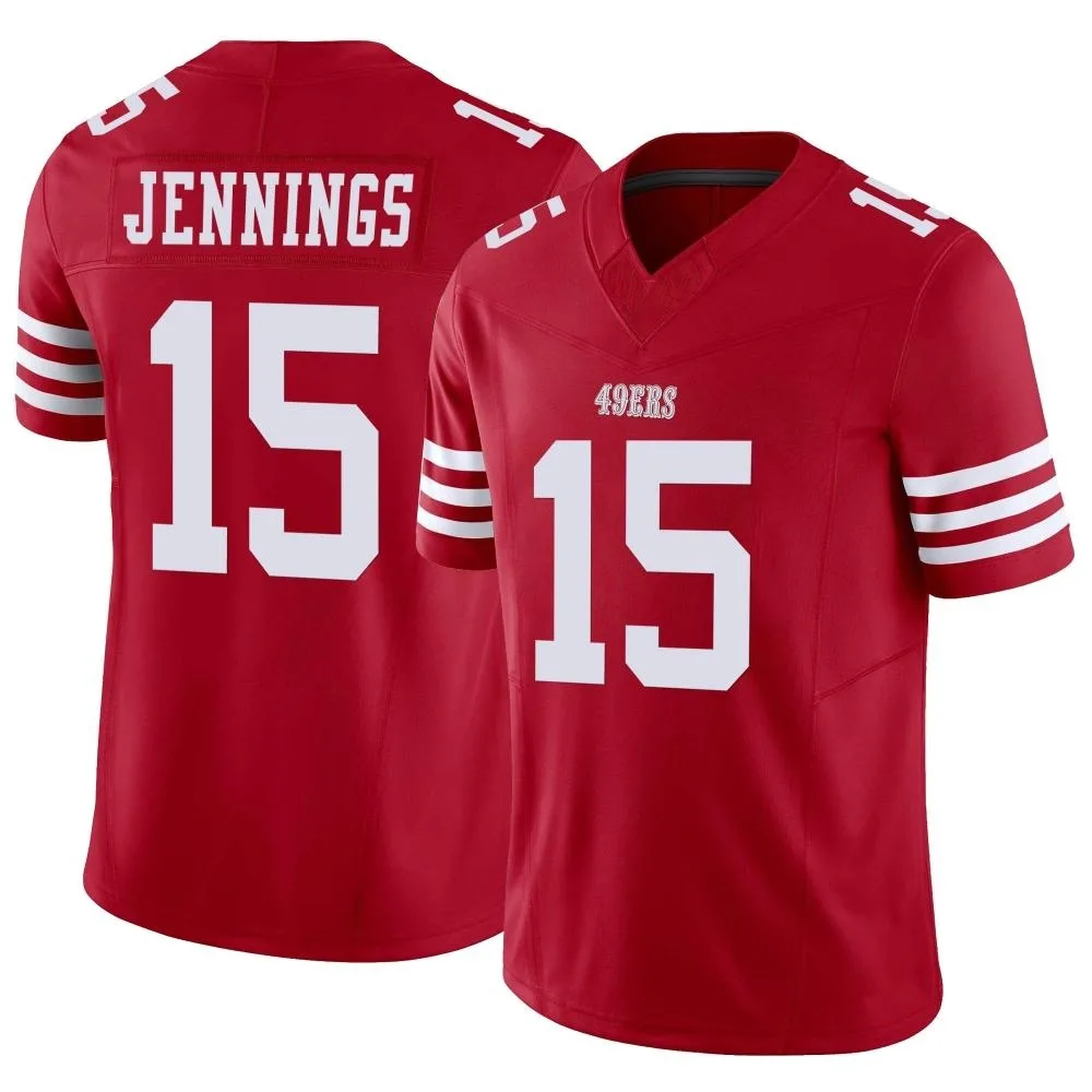 Youth San Francisco 49ers Jauan Jennings Nike Vapor F.U.S.E. Limited Scarlet Jersey Youth San Francisco 49ers Jauan Jennings Nike Vapor F.U.S.E. Limited Scarlet Jersey