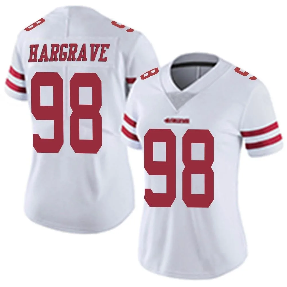 Women's San Francisco 49ers Javon Hargrave Nike Vapor Untouchable Limited White Jersey Women's San Francisco 49ers Javon Hargrave Nike Vapor Untouchable Limited White Jersey
