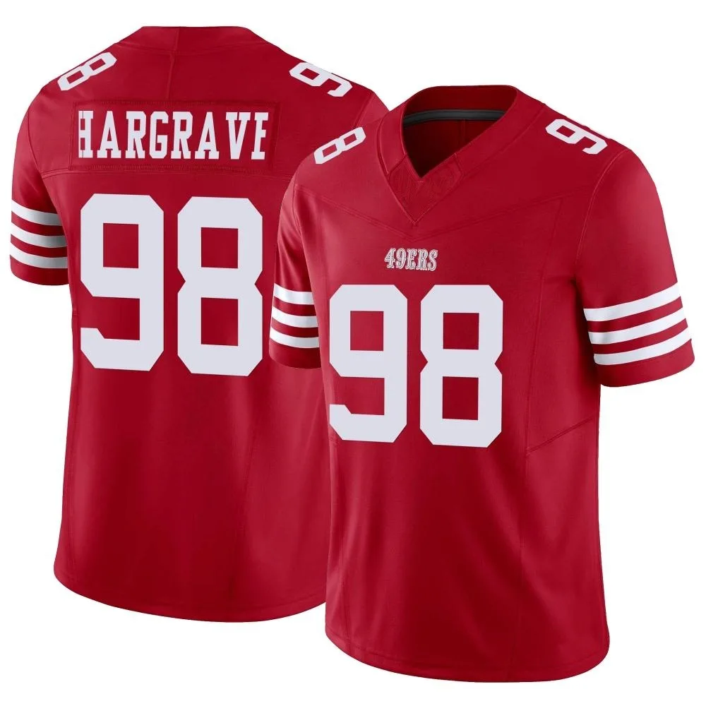 Youth San Francisco 49ers Javon Hargrave Nike Vapor F.U.S.E. Limited Scarlet Jersey Youth San Francisco 49ers Javon Hargrave Nike Vapor F.U.S.E. Limited Scarlet Jersey