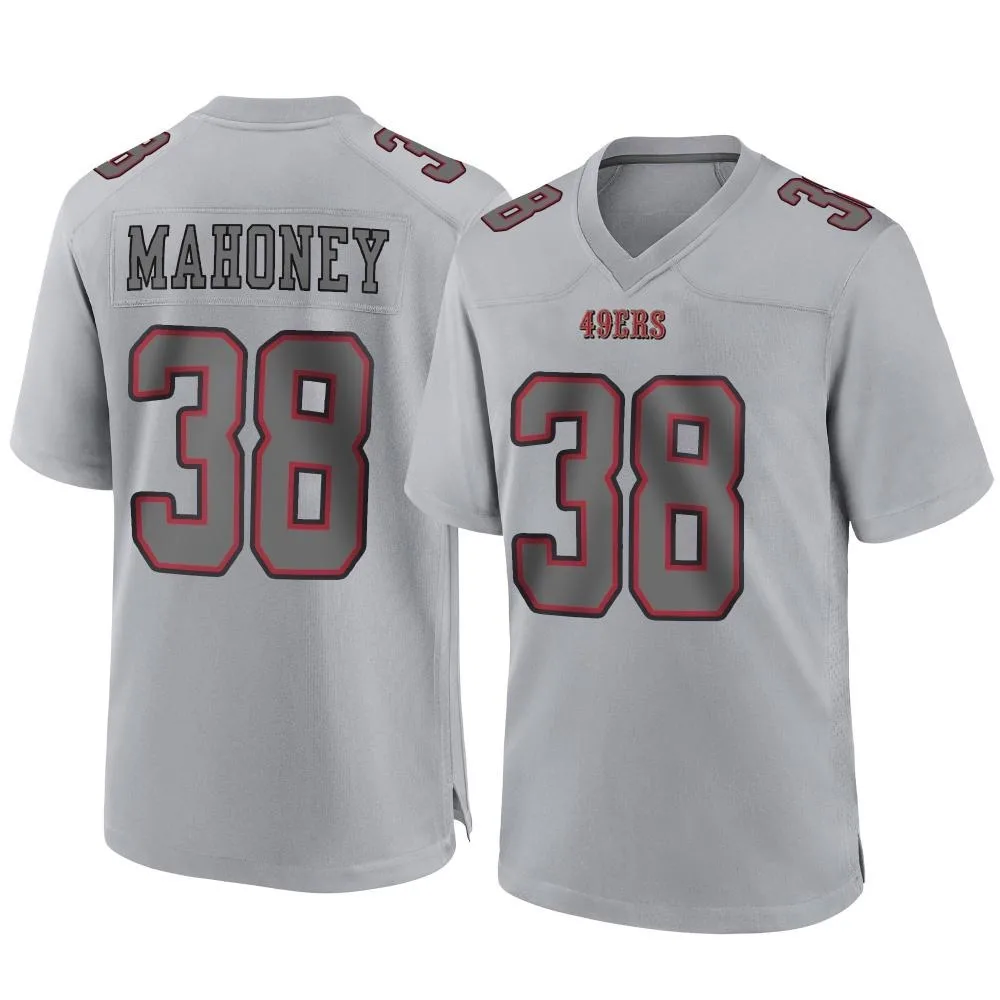 Men's San Francisco 49ers Jaylen Mahoney Nike Atmosphere Fashion Game Gray Jersey Men's San Francisco 49ers Jaylen Mahoney Nike Atmosphere Fashion Game Gray Jersey