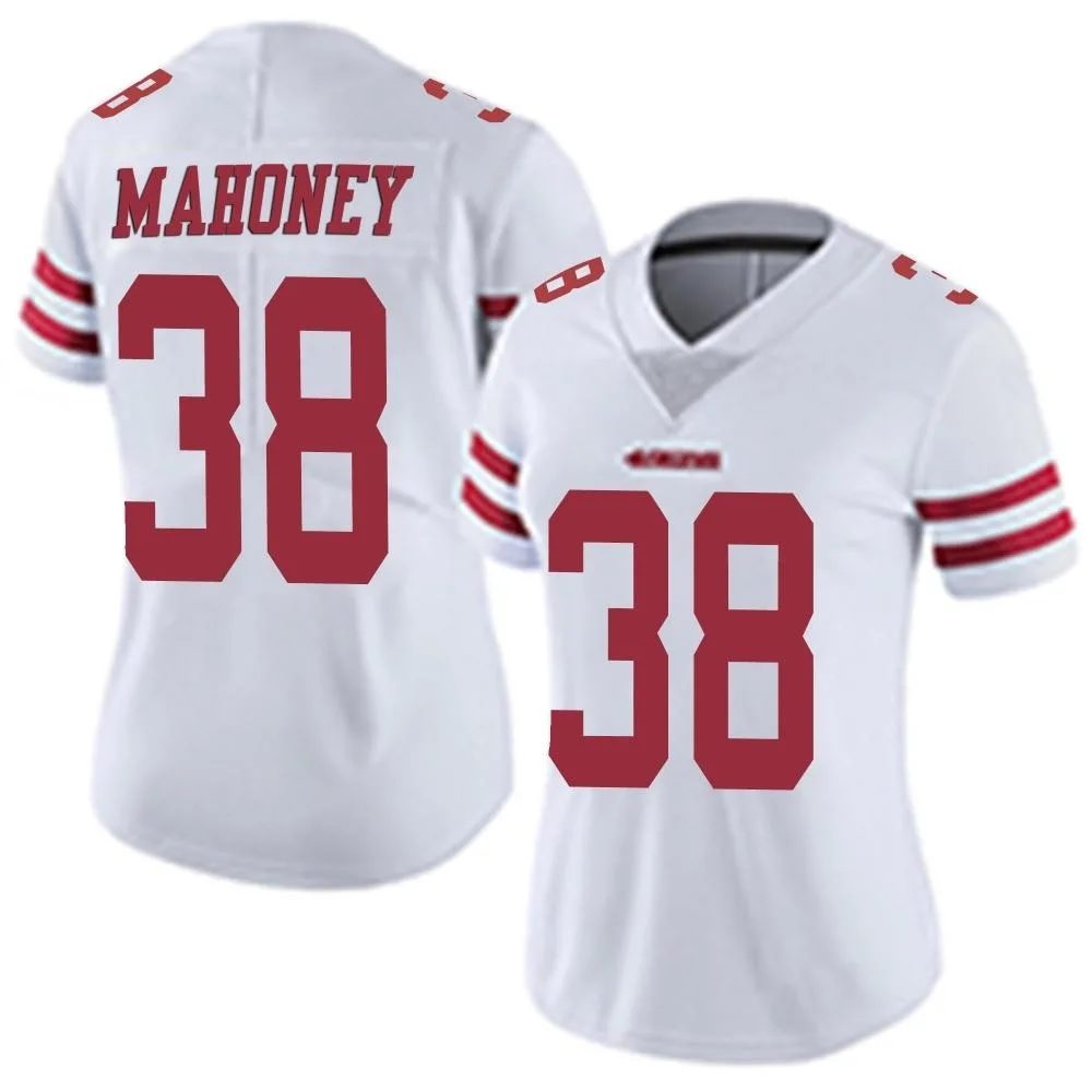 Women's San Francisco 49ers Jaylen Mahoney Nike Vapor Untouchable Limited White Jersey Women's San Francisco 49ers Jaylen Mahoney Nike Vapor Untouchable Limited White Jersey
