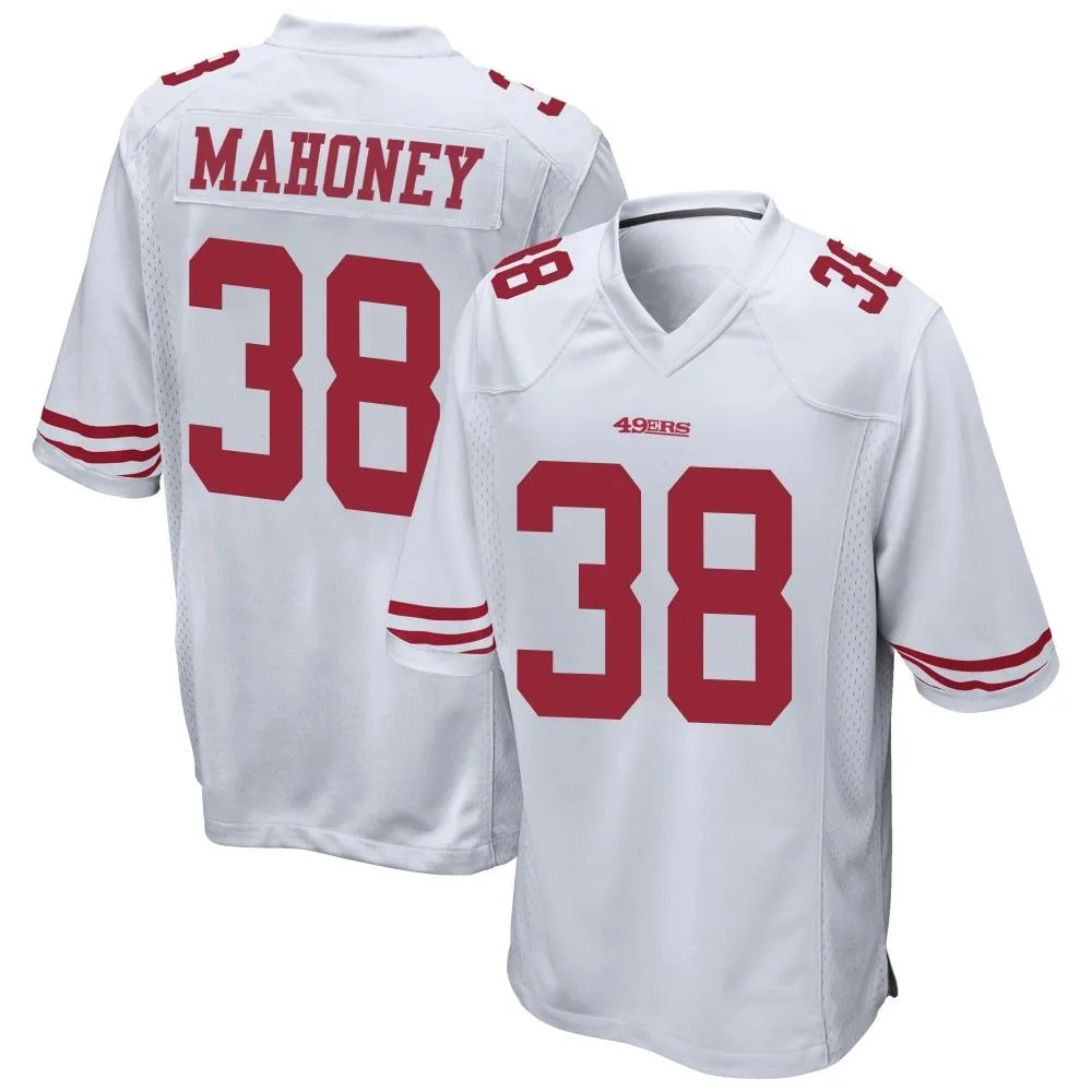 Youth San Francisco 49ers Jaylen Mahoney Nike Game White Jersey Youth San Francisco 49ers Jaylen Mahoney Nike Game White Jersey