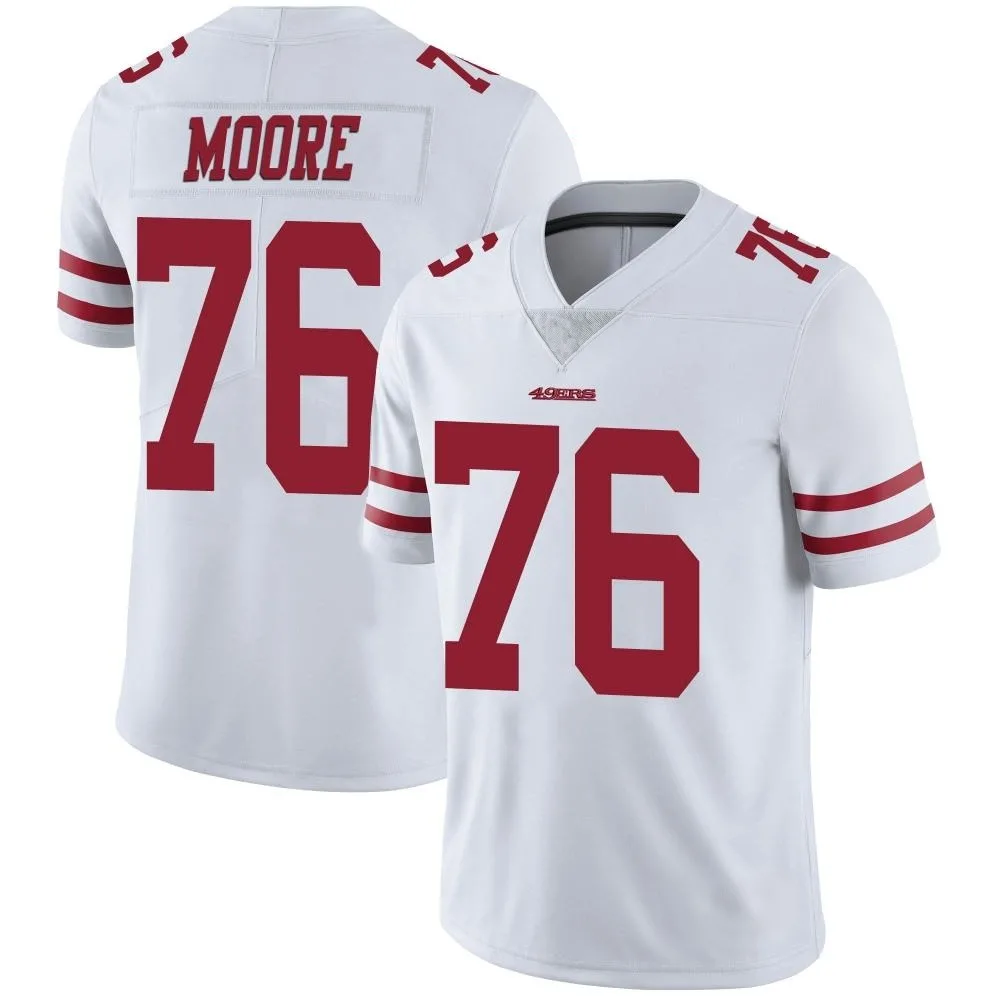 Men's San Francisco 49ers Jaylon Moore Nike Vapor Untouchable Limited White Jersey Men's San Francisco 49ers Jaylon Moore Nike Vapor Untouchable Limited White Jersey