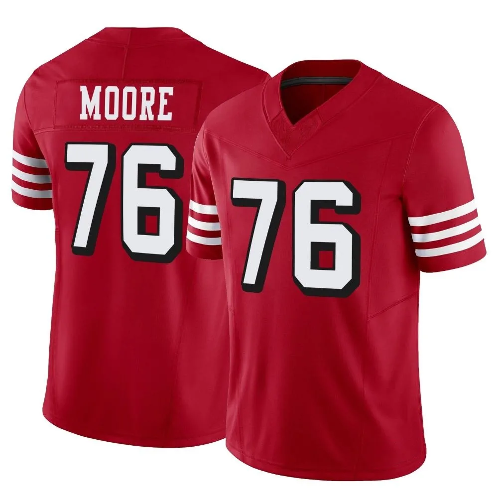 Youth San Francisco 49ers Jaylon Moore Nike Alternate Vapor F.U.S.E. Limited Scarlet Jersey Youth San Francisco 49ers Jaylon Moore Nike Alternate Vapor F.U.S.E. Limited Scarlet Jersey