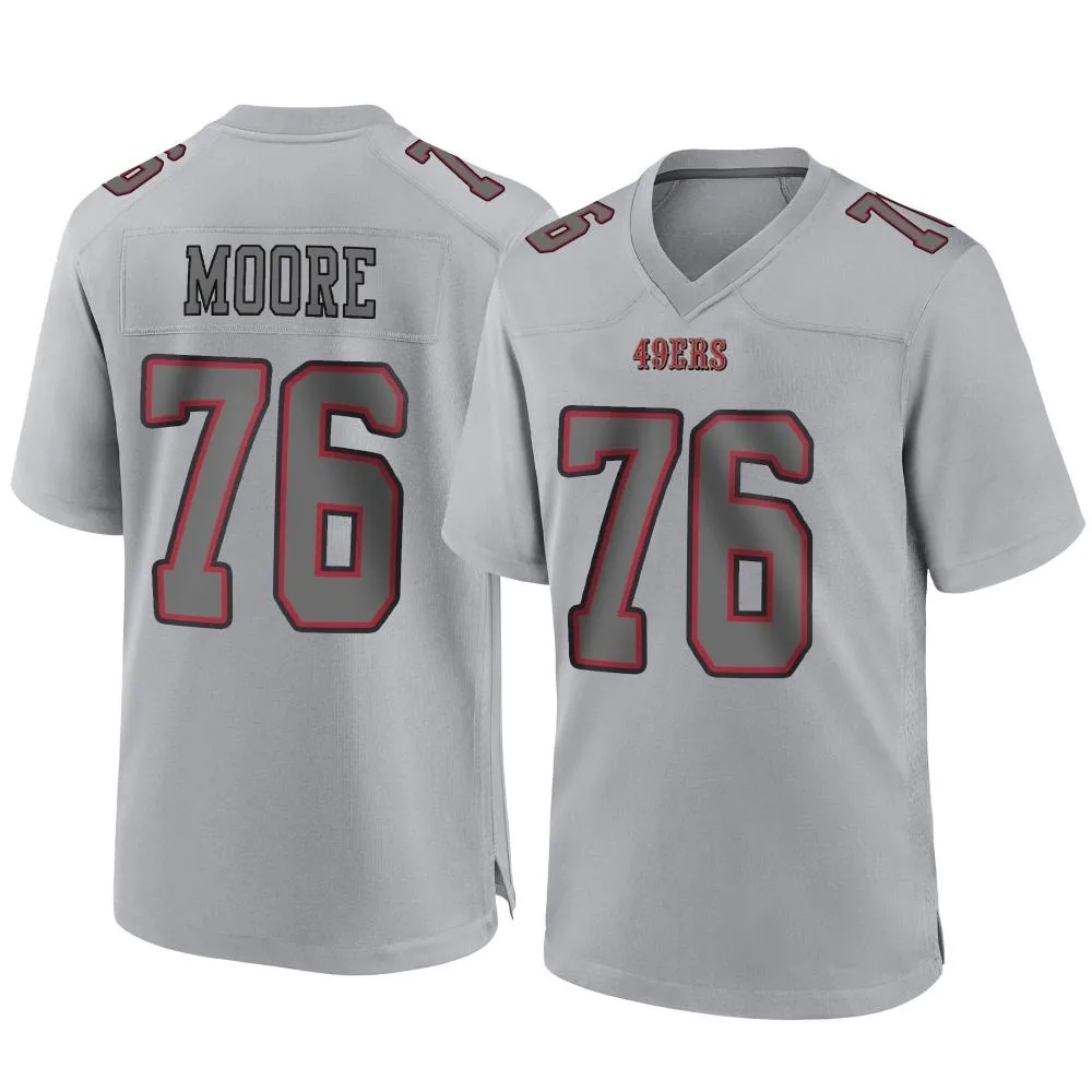 Youth San Francisco 49ers Jaylon Moore Nike Atmosphere Fashion Game Gray Jersey Youth San Francisco 49ers Jaylon Moore Nike Atmosphere Fashion Game Gray Jersey