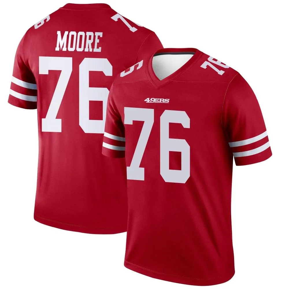 Youth San Francisco 49ers Jaylon Moore Nike Legend Scarlet Jersey Youth San Francisco 49ers Jaylon Moore Nike Legend Scarlet Jersey