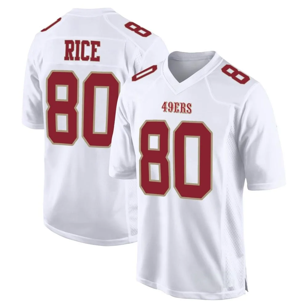 Men's San Francisco 49ers Jerry Rice Nike Fashion Game White Jersey Men's San Francisco 49ers Jerry Rice Nike Fashion Game White Jersey