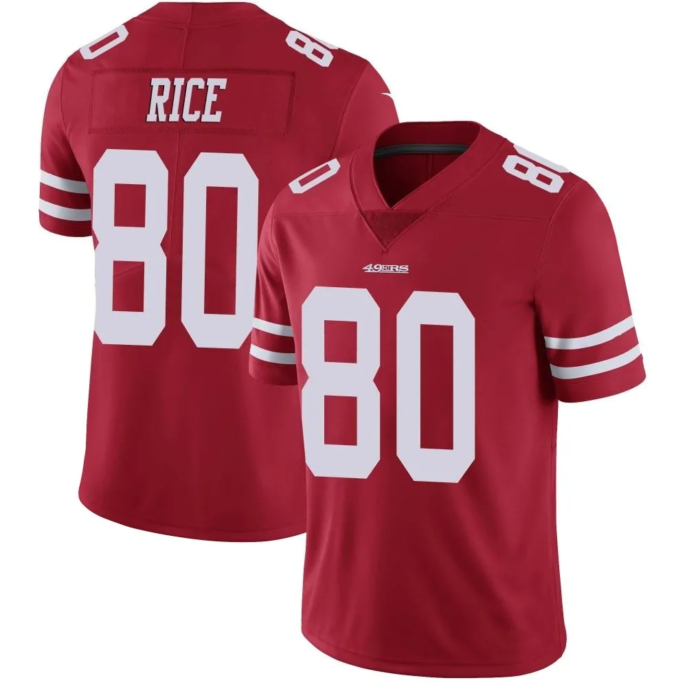 Youth San Francisco 49ers Jerry Rice Nike Team Color Vapor Untouchable Limited Red Jersey Youth San Francisco 49ers Jerry Rice Nike Team Color Vapor Untouchable Limited Red Jersey