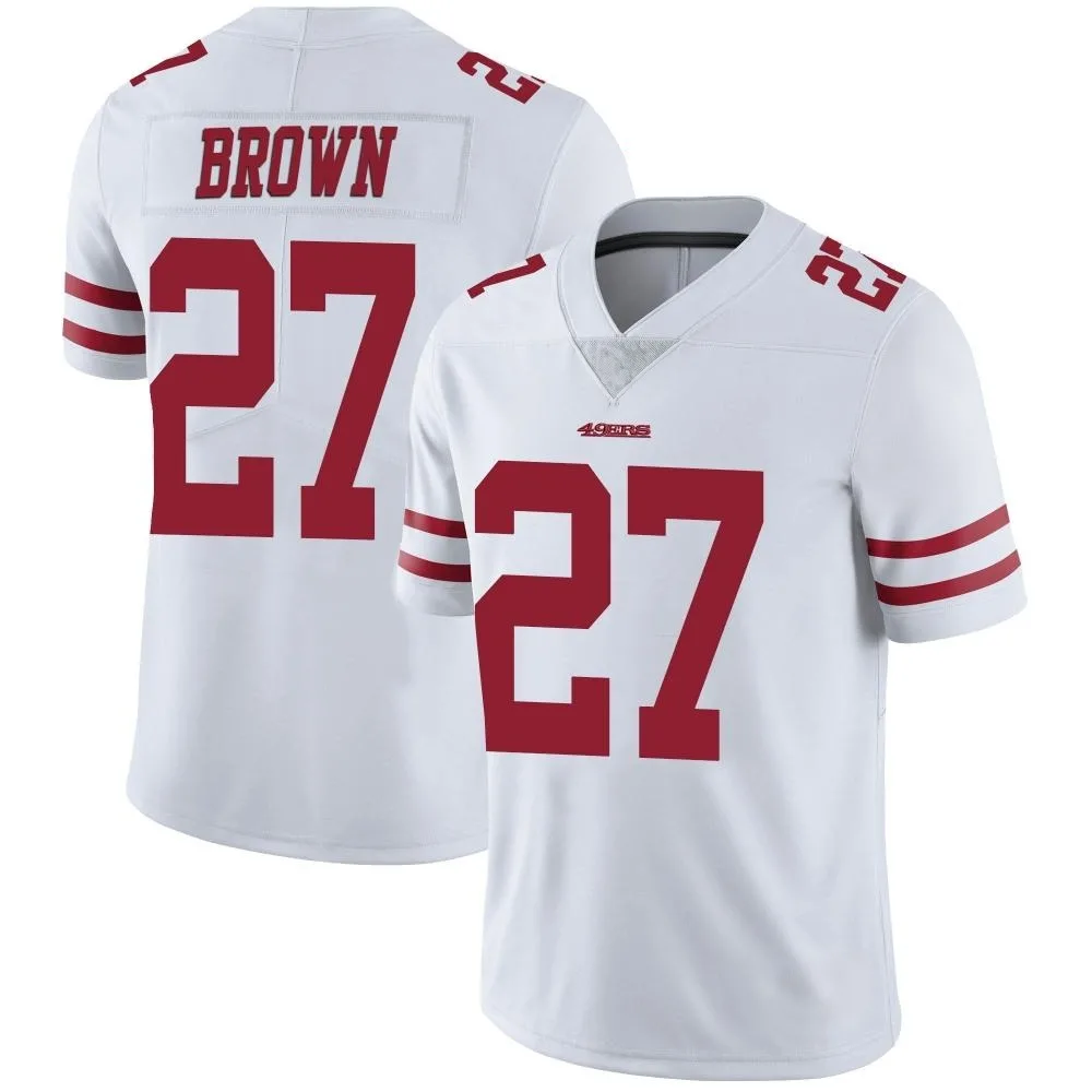 Youth San Francisco 49ers Ji'ayir Brown Nike Vapor Untouchable Limited White Jersey Youth San Francisco 49ers Ji'ayir Brown Nike Vapor Untouchable Limited White Jersey
