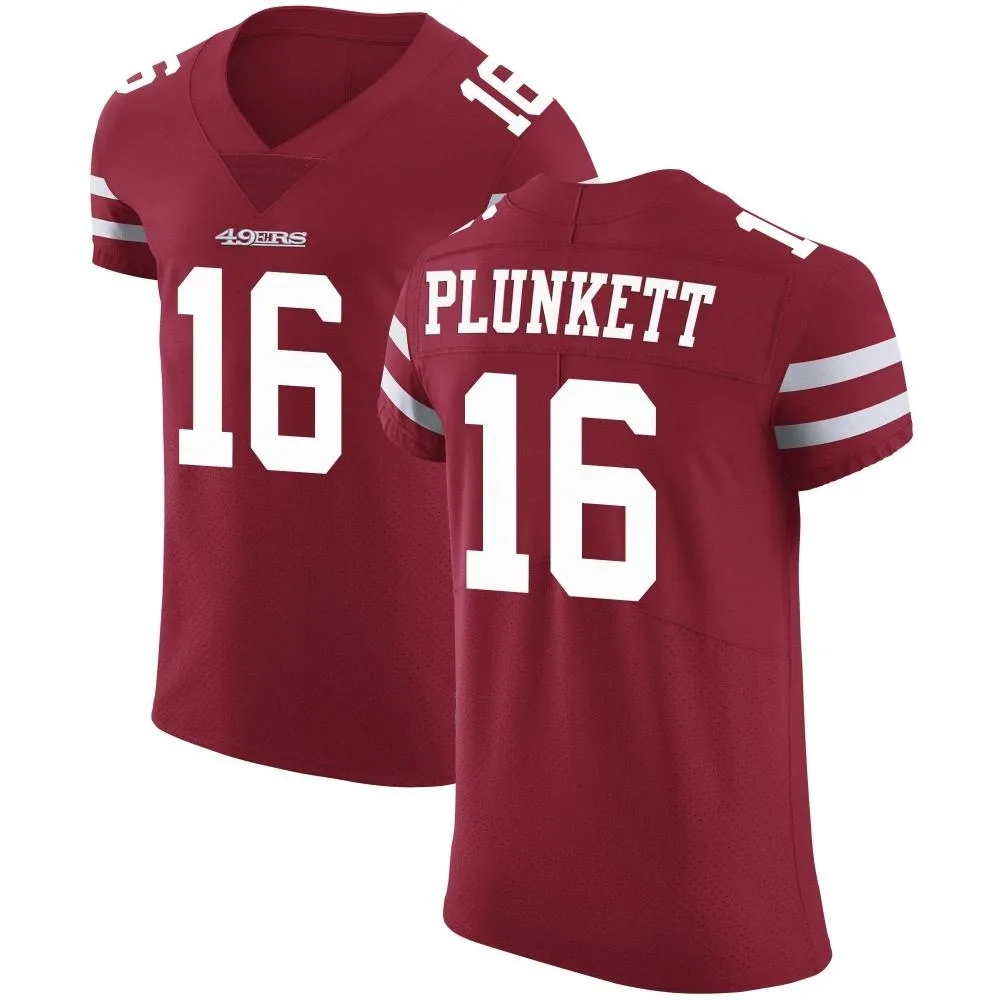 Men's San Francisco 49ers Jim Plunkett Nike Team Color Vapor Untouchable Elite Red Jersey Men's San Francisco 49ers Jim Plunkett Nike Team Color Vapor Untouchable Elite Red Jersey