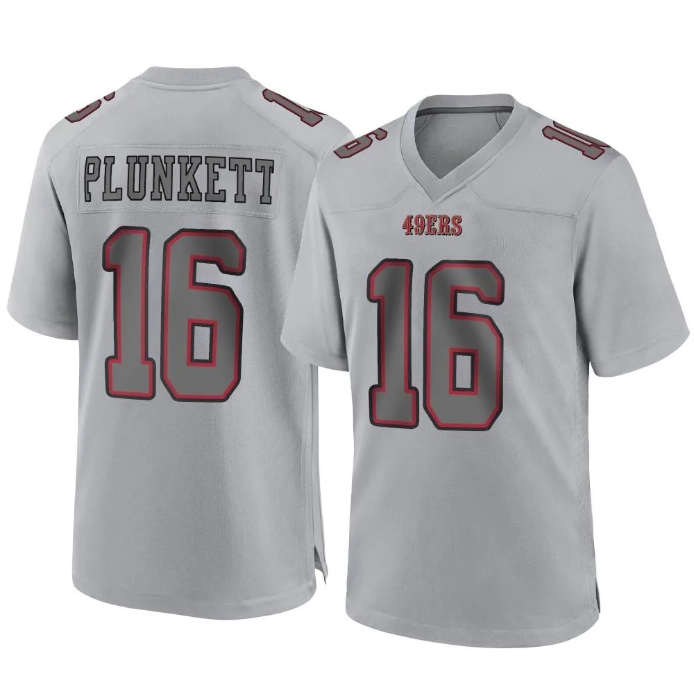 Youth San Francisco 49ers Jim Plunkett Nike Atmosphere Fashion Game Gray Jersey Youth San Francisco 49ers Jim Plunkett Nike Atmosphere Fashion Game Gray Jersey
