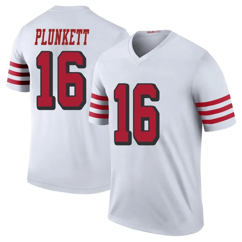 Youth San Francisco 49ers Jim Plunkett Nike Color Rush Legend White Jersey Youth San Francisco 49ers Jim Plunkett Nike Color Rush Legend White Jersey