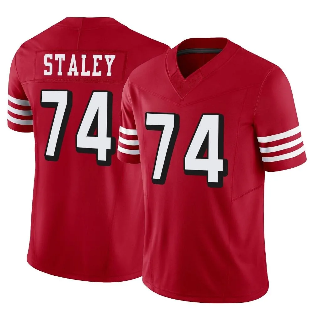 Men's San Francisco 49ers Joe Staley Nike Alternate Vapor F.U.S.E. Limited Scarlet Jersey Men's San Francisco 49ers Joe Staley Nike Alternate Vapor F.U.S.E. Limited Scarlet Jersey