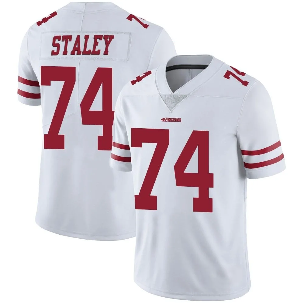 Men's San Francisco 49ers Joe Staley Nike Vapor Untouchable Limited White Jersey Men's San Francisco 49ers Joe Staley Nike Vapor Untouchable Limited White Jersey
