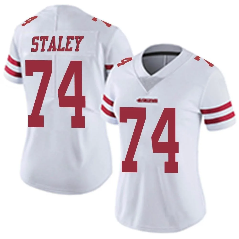 Women's San Francisco 49ers Joe Staley Nike Vapor Untouchable Limited White Jersey Women's San Francisco 49ers Joe Staley Nike Vapor Untouchable Limited White Jersey