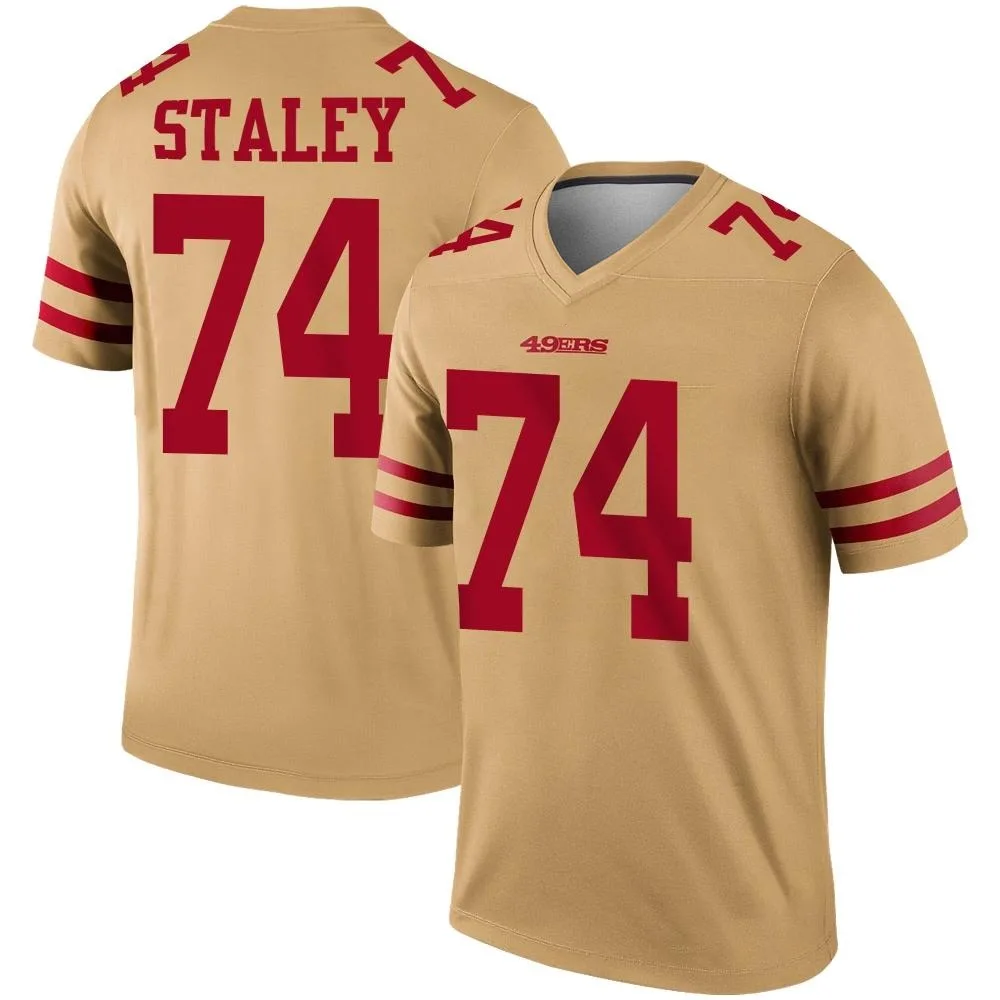 Youth San Francisco 49ers Joe Staley Nike Inverted Legend Gold Jersey Youth San Francisco 49ers Joe Staley Nike Inverted Legend Gold Jersey