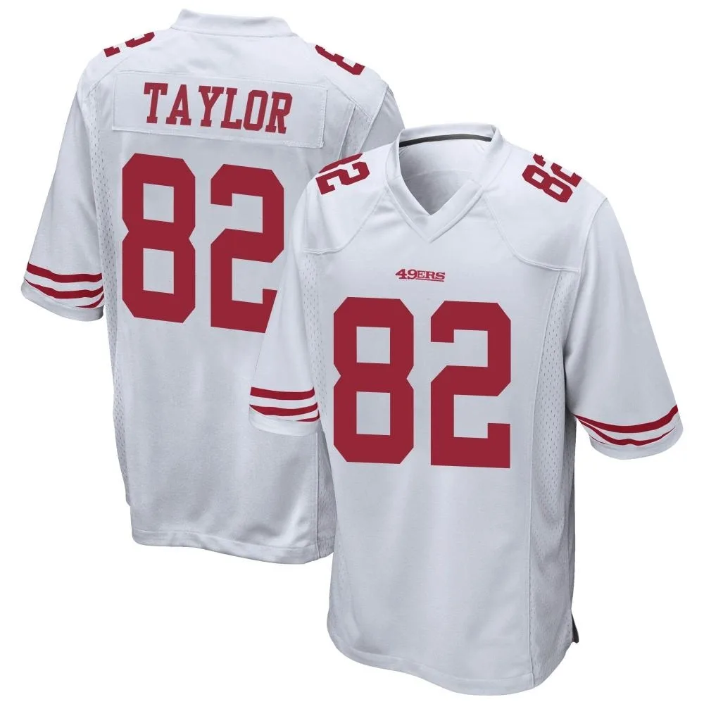 Men's San Francisco 49ers John Taylor Nike Game White Jersey Men's San Francisco 49ers John Taylor Nike Game White Jersey