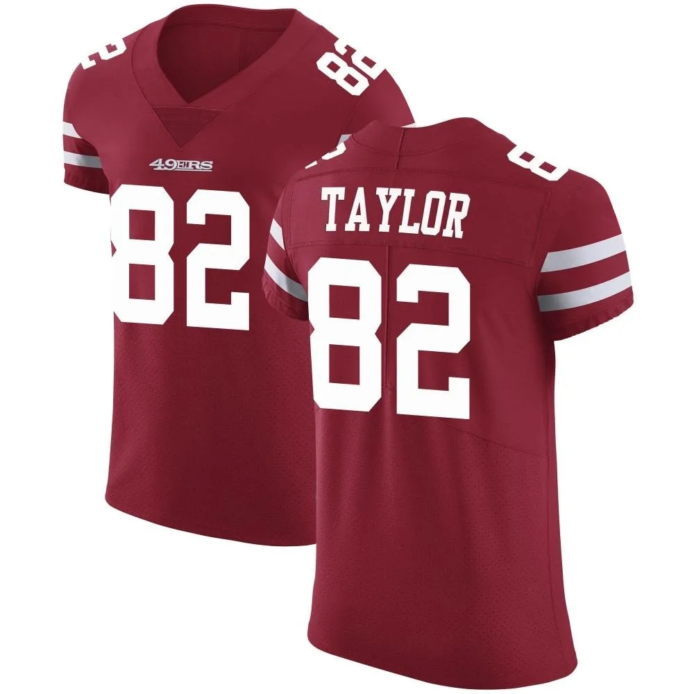 Men's San Francisco 49ers John Taylor Nike Team Color Vapor Untouchable Elite Red Jersey