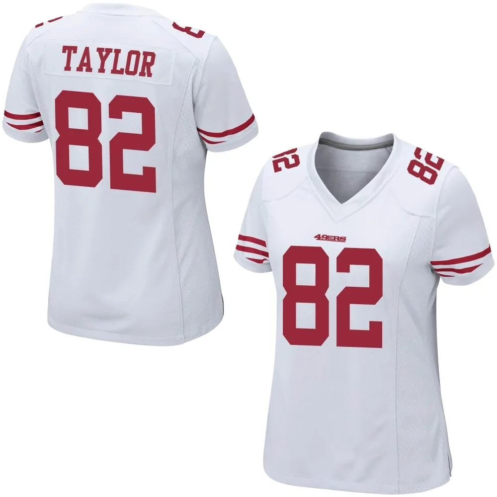 Women's San Francisco 49ers John Taylor Nike Game White Jersey Women's San Francisco 49ers John Taylor Nike Game White Jersey