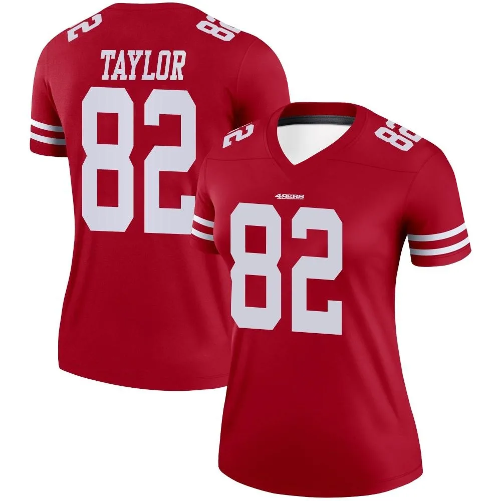 Women's San Francisco 49ers John Taylor Nike Legend Scarlet Jersey Women's San Francisco 49ers John Taylor Nike Legend Scarlet Jersey