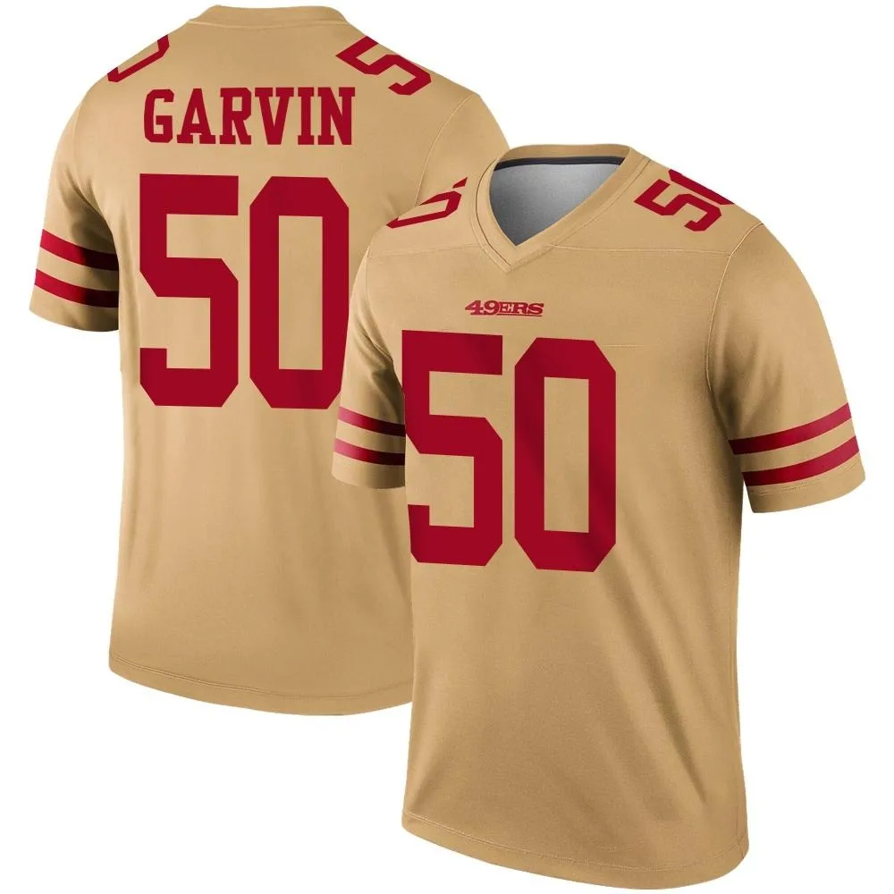 Men's San Francisco 49ers Jonathan Garvin Nike Inverted Legend Gold Jersey Men's San Francisco 49ers Jonathan Garvin Nike Inverted Legend Gold Jersey