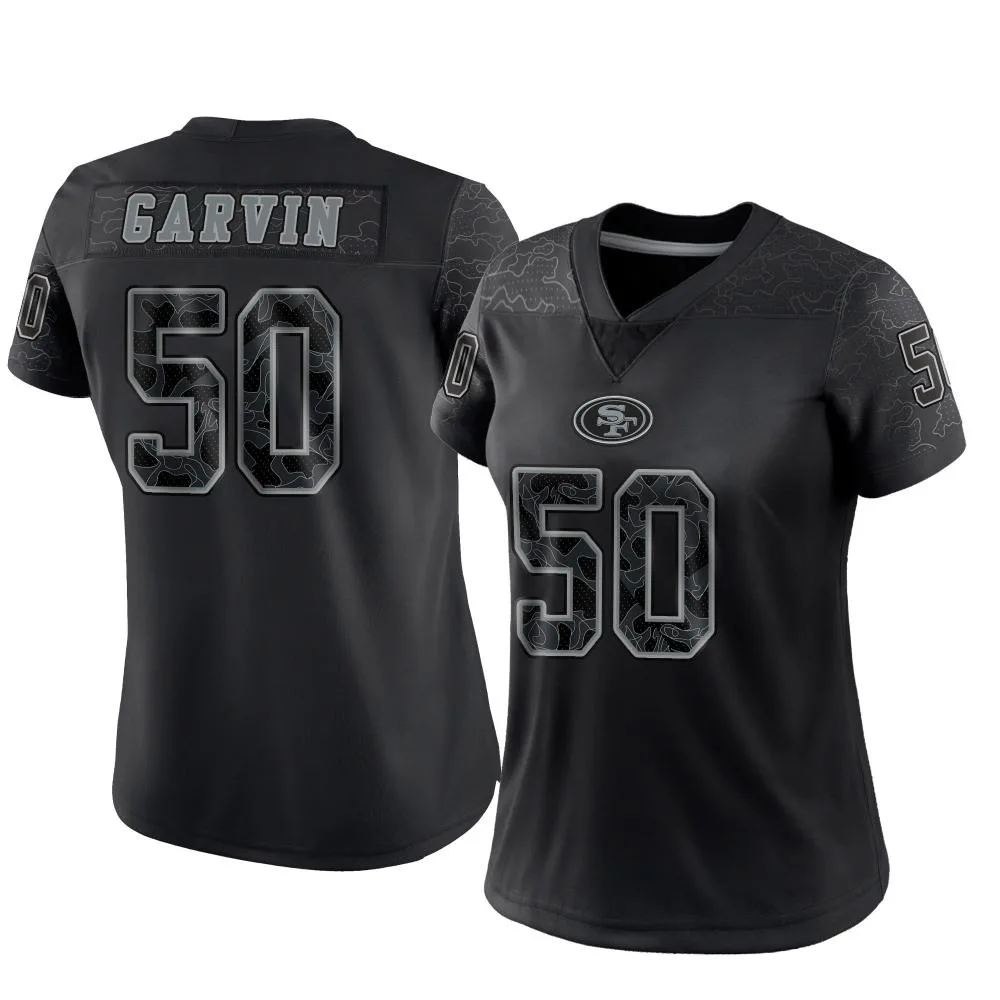 Women's San Francisco 49ers Jonathan Garvin Nike Reflective Limited Black Jersey Women's San Francisco 49ers Jonathan Garvin Nike Reflective Limited Black Jersey