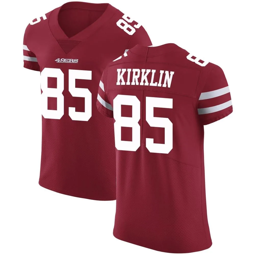 Men's San Francisco 49ers Jontre Kirklin Nike Team Color Vapor Untouchable Elite Red Jersey Men's San Francisco 49ers Jontre Kirklin Nike Team Color Vapor Untouchable Elite Red Jersey