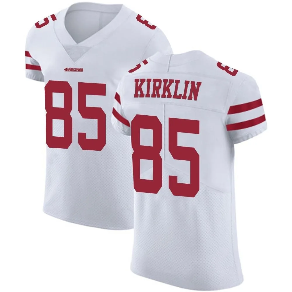 Men's San Francisco 49ers Jontre Kirklin Nike Vapor Untouchable Elite White Jersey Men's San Francisco 49ers Jontre Kirklin Nike Vapor Untouchable Elite White Jersey