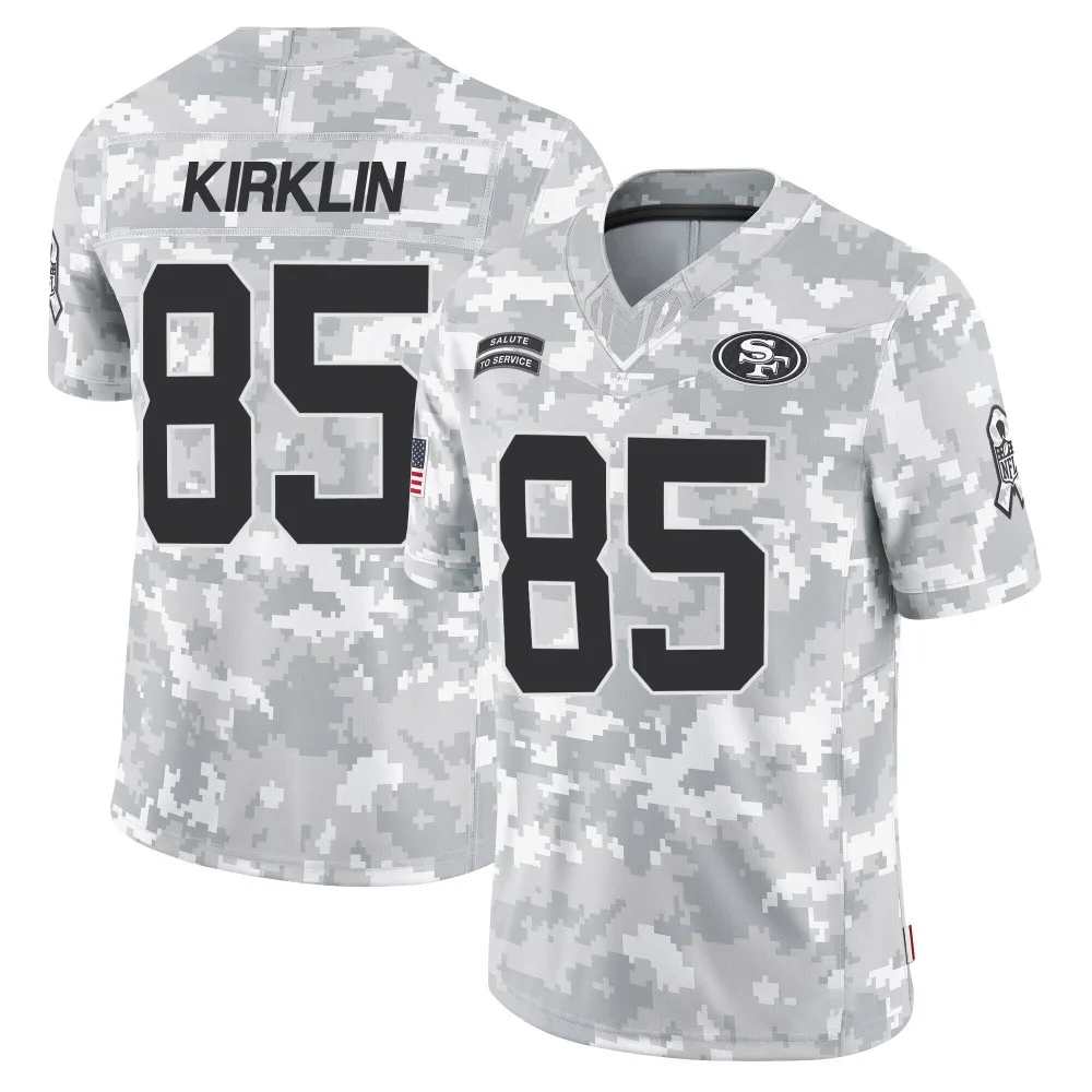 Youth San Francisco 49ers Jontre Kirklin Nike 2024 Salute To Service Limited Arctic Camo Jersey Youth San Francisco 49ers Jontre Kirklin Nike 2024 Salute To Service Limited Arctic Camo Jersey