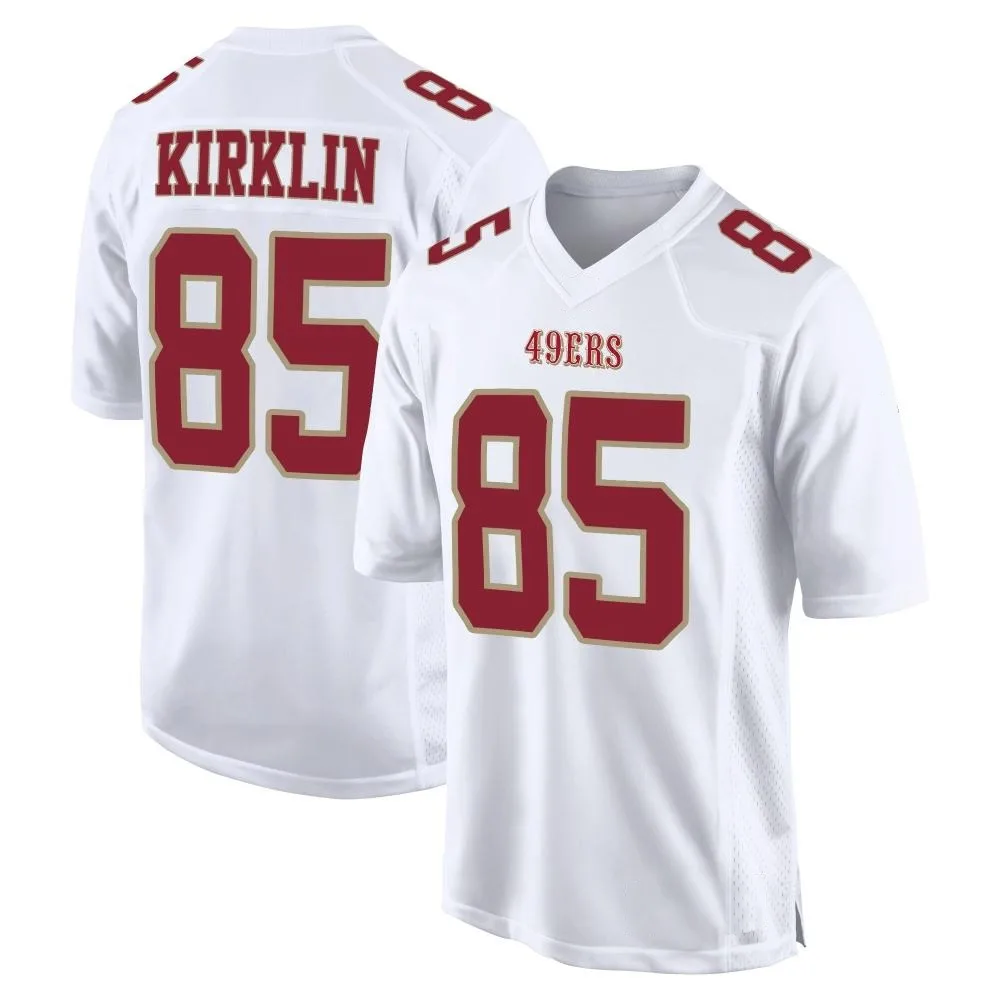 Youth San Francisco 49ers Jontre Kirklin Nike Fashion Game White Jersey Youth San Francisco 49ers Jontre Kirklin Nike Fashion Game White Jersey