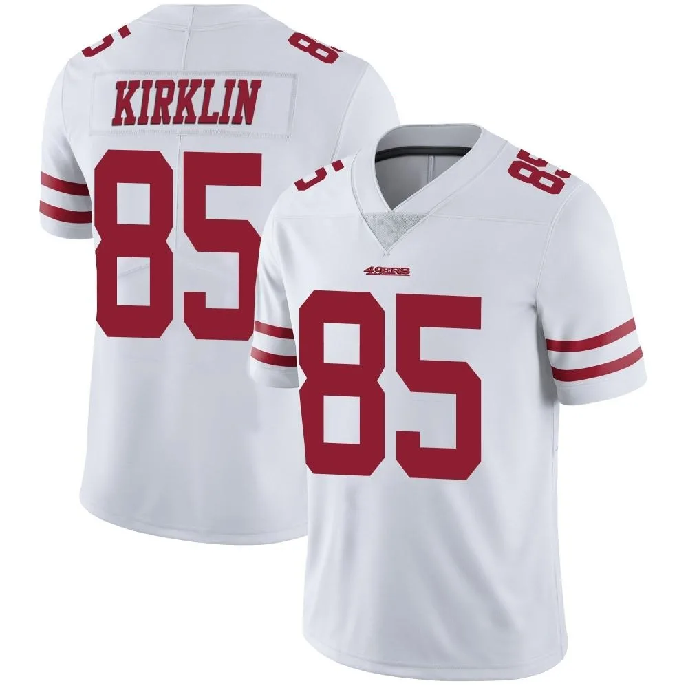 Youth San Francisco 49ers Jontre Kirklin Nike Vapor Untouchable Limited White Jersey Youth San Francisco 49ers Jontre Kirklin Nike Vapor Untouchable Limited White Jersey