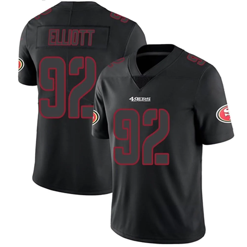 Youth San Francisco 49ers Jordan Elliott Nike Limited Black Impact Jersey Youth San Francisco 49ers Jordan Elliott Nike Limited Black Impact Jersey