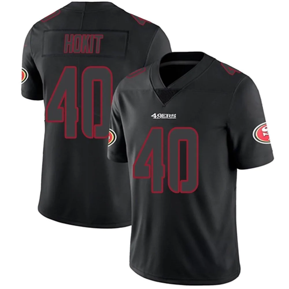 Men's San Francisco 49ers Josh Hokit Nike Limited Black Impact Jersey Men's San Francisco 49ers Josh Hokit Nike Limited Black Impact Jersey