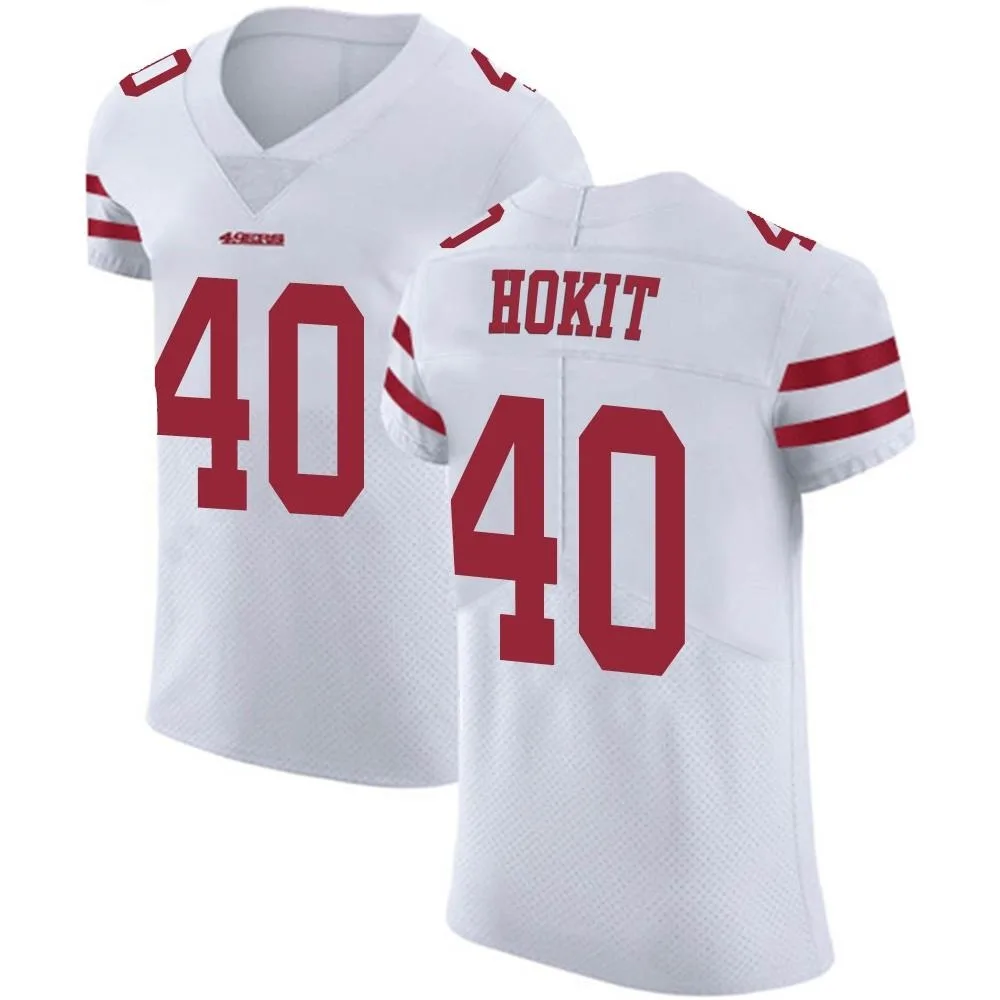 Men's San Francisco 49ers Josh Hokit Nike Vapor Untouchable Elite White Jersey Men's San Francisco 49ers Josh Hokit Nike Vapor Untouchable Elite White Jersey