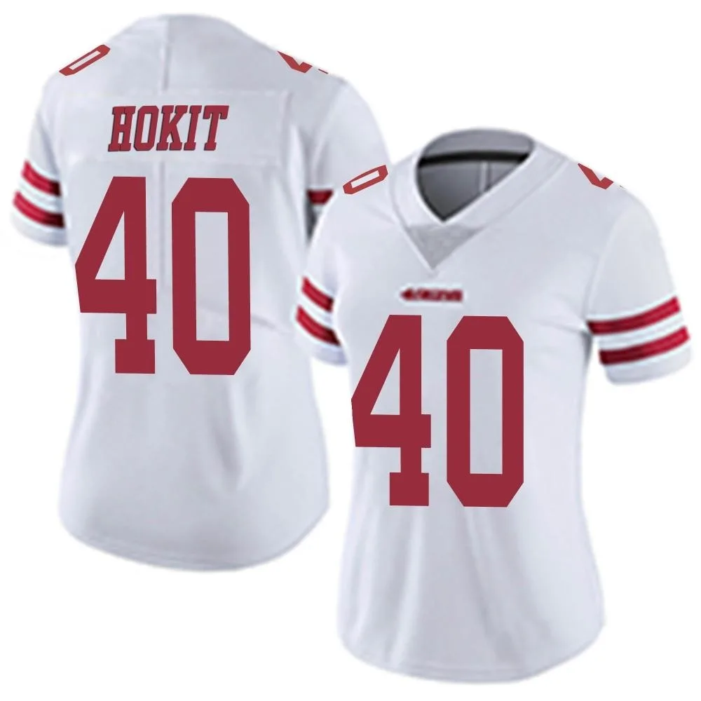 Women's San Francisco 49ers Josh Hokit Nike Vapor Untouchable Limited White Jersey Women's San Francisco 49ers Josh Hokit Nike Vapor Untouchable Limited White Jersey